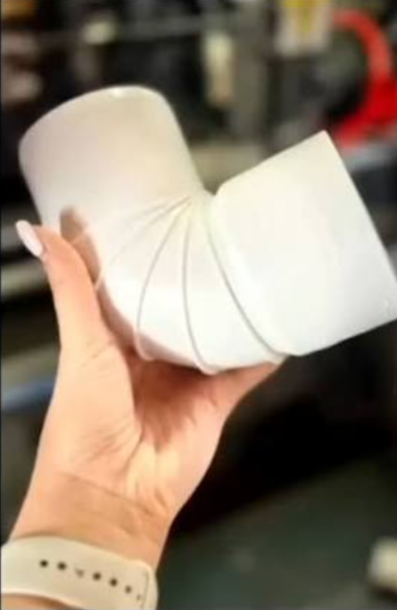 زانو ۹۰ درجه فاضلابی (pvc)فشارقوی آرمان فردادگلپایگان