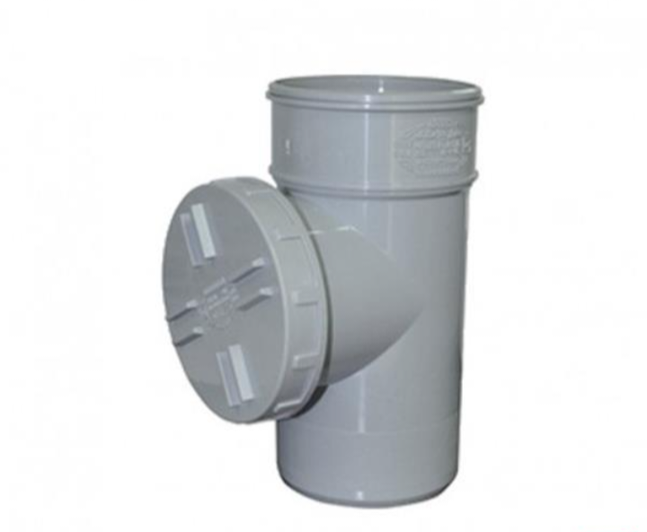 سه راهی دریچه بازدیدکامل فاضلابی(pvc-u) آرمان فردادگلپایگان