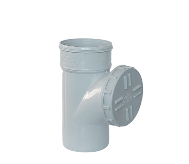 سه راهی دریچه بازدیدکامل فاضلابی(pvc-u) آرمان فردادگلپایگان