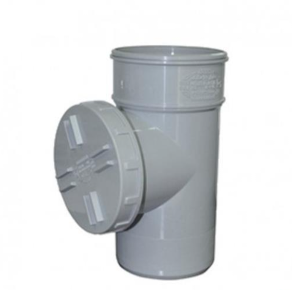 سه راهی دریچه بازدیدکامل فاضلابی(pvc-u) آرمان فردادگلپایگان